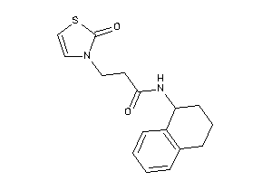 3-(2-keto-4-thiazolin-3-yl)-N-tetralin-1-yl-propionamide