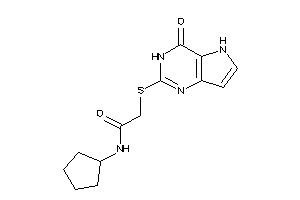 N-cyclopentyl-2-[(4-keto-3,5-dihydropyrrolo[3,2-d]pyrimidin-2-yl)thio]acetamide