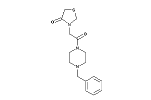 3-[2-(4-benzylpiperazino)-2-keto-ethyl]thiazolidin-4-one