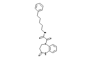 2-keto-2-(4-keto-3,5-dihydro-2H-1,5-benzodiazepin-1-yl)-N-(5-phenylpentyl)acetamide