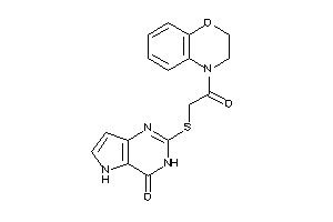 2-[[2-(2,3-dihydro-1,4-benzoxazin-4-yl)-2-keto-ethyl]thio]-3,5-dihydropyrrolo[3,2-d]pyrimidin-4-one