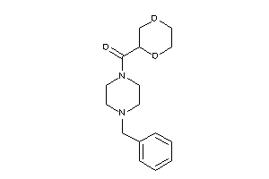 (4-benzylpiperazino)-(1,4-dioxan-2-yl)methanone