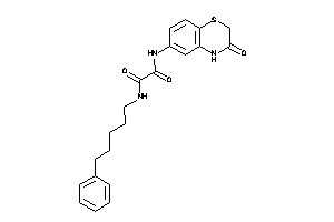 N-(3-keto-4H-1,4-benzothiazin-6-yl)-N'-(5-phenylpentyl)oxamide