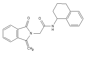 2-(1-keto-3-methylene-isoindolin-2-yl)-N-tetralin-1-yl-acetamide