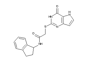 N-indan-1-yl-2-[(4-keto-3,5-dihydropyrrolo[3,2-d]pyrimidin-2-yl)thio]acetamide