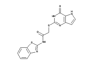 N-(1,3-benzothiazol-2-yl)-2-[(4-keto-3,5-dihydropyrrolo[3,2-d]pyrimidin-2-yl)thio]acetamide