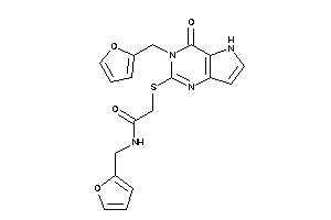 N-(2-furfuryl)-2-[[3-(2-furfuryl)-4-keto-5H-pyrrolo[3,2-d]pyrimidin-2-yl]thio]acetamide