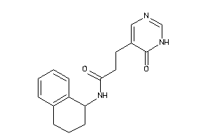 3-(6-keto-1H-pyrimidin-5-yl)-N-tetralin-1-yl-propionamide