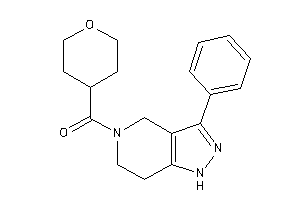 (3-phenyl-1,4,6,7-tetrahydropyrazolo[4,3-c]pyridin-5-yl)-tetrahydropyran-4-yl-methanone