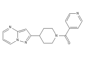 (4-pyrazolo[1,5-a]pyrimidin-2-ylpiperidino)-(4-pyridyl)methanone