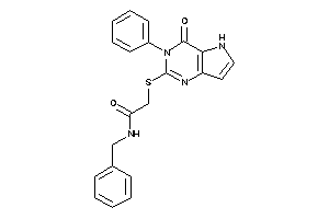 N-benzyl-2-[(4-keto-3-phenyl-5H-pyrrolo[3,2-d]pyrimidin-2-yl)thio]acetamide