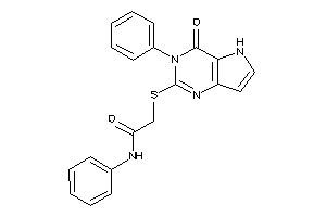 2-[(4-keto-3-phenyl-5H-pyrrolo[3,2-d]pyrimidin-2-yl)thio]-N-phenyl-acetamide