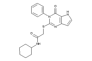 N-cyclohexyl-2-[(4-keto-3-phenyl-5H-pyrrolo[3,2-d]pyrimidin-2-yl)thio]acetamide