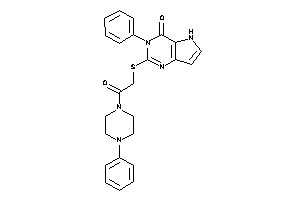 2-[[2-keto-2-(4-phenylpiperazino)ethyl]thio]-3-phenyl-5H-pyrrolo[3,2-d]pyrimidin-4-one