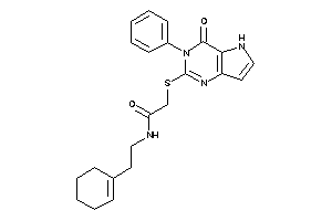 N-(2-cyclohexen-1-ylethyl)-2-[(4-keto-3-phenyl-5H-pyrrolo[3,2-d]pyrimidin-2-yl)thio]acetamide