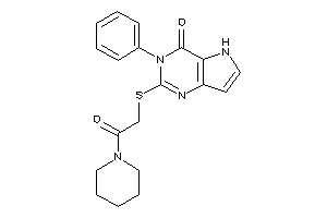 2-[(2-keto-2-piperidino-ethyl)thio]-3-phenyl-5H-pyrrolo[3,2-d]pyrimidin-4-one