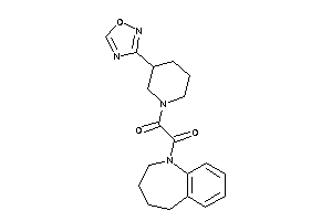 1-[3-(1,2,4-oxadiazol-3-yl)piperidino]-2-(2,3,4,5-tetrahydro-1-benzazepin-1-yl)ethane-1,2-dione