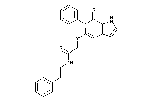 2-[(4-keto-3-phenyl-5H-pyrrolo[3,2-d]pyrimidin-2-yl)thio]-N-phenethyl-acetamide