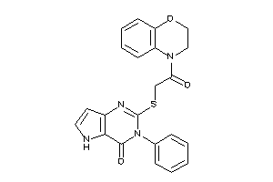 2-[[2-(2,3-dihydro-1,4-benzoxazin-4-yl)-2-keto-ethyl]thio]-3-phenyl-5H-pyrrolo[3,2-d]pyrimidin-4-one