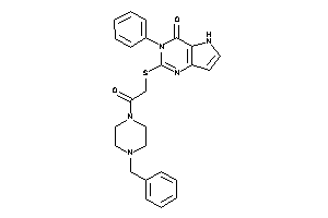 2-[[2-(4-benzylpiperazino)-2-keto-ethyl]thio]-3-phenyl-5H-pyrrolo[3,2-d]pyrimidin-4-one