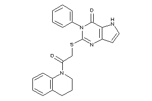 2-[[2-(3,4-dihydro-2H-quinolin-1-yl)-2-keto-ethyl]thio]-3-phenyl-5H-pyrrolo[3,2-d]pyrimidin-4-one