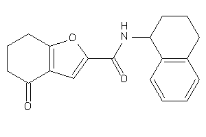 4-keto-N-tetralin-1-yl-6,7-dihydro-5H-benzofuran-2-carboxamide