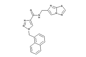 N-(imidazo[2,1-b][1,3,4]thiadiazol-6-ylmethyl)-1-(1-naphthylmethyl)triazole-4-carboxamide