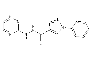 1-phenyl-N'-(1,2,4-triazin-3-yl)pyrazole-4-carbohydrazide