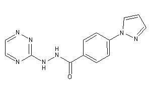 4-pyrazol-1-yl-N'-(1,2,4-triazin-3-yl)benzohydrazide