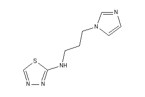 3-imidazol-1-ylpropyl(1,3,4-thiadiazol-2-yl)amine