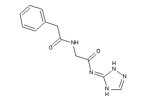 N-[2-(1,4-dihydro-1,2,4-triazol-5-ylideneamino)-2-keto-ethyl]-2-phenyl-acetamide