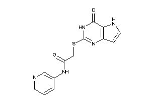 2-[(4-keto-3,5-dihydropyrrolo[3,2-d]pyrimidin-2-yl)thio]-N-(3-pyridyl)acetamide