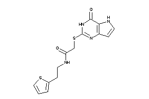 2-[(4-keto-3,5-dihydropyrrolo[3,2-d]pyrimidin-2-yl)thio]-N-[2-(2-thienyl)ethyl]acetamide