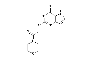 2-[(2-keto-2-morpholino-ethyl)thio]-3,5-dihydropyrrolo[3,2-d]pyrimidin-4-one