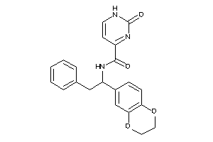 N-[1-(2,3-dihydro-1,4-benzodioxin-6-yl)-2-phenyl-ethyl]-2-keto-1H-pyrimidine-4-carboxamide