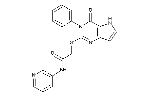 2-[(4-keto-3-phenyl-5H-pyrrolo[3,2-d]pyrimidin-2-yl)thio]-N-(3-pyridyl)acetamide