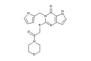 3-(2-furfuryl)-2-[(2-keto-2-morpholino-ethyl)thio]-5H-pyrrolo[3,2-d]pyrimidin-4-one