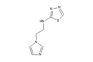 2-imidazol-1-ylethyl(1,3,4-thiadiazol-2-yl)amine