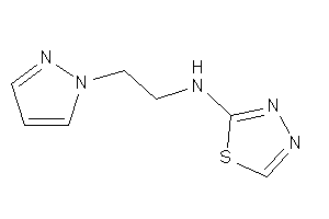 2-pyrazol-1-ylethyl(1,3,4-thiadiazol-2-yl)amine