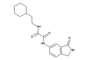 N-(2-cyclohexylethyl)-N'-(3-ketoisoindolin-5-yl)oxamide