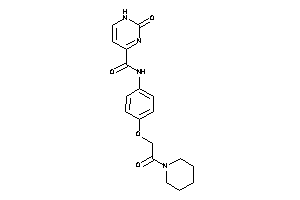 2-keto-N-[4-(2-keto-2-piperidino-ethoxy)phenyl]-1H-pyrimidine-4-carboxamide