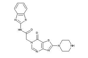 N-(1,3-benzothiazol-2-yl)-2-(7-keto-2-piperazino-thiazolo[4,5-d]pyrimidin-6-yl)acetamide