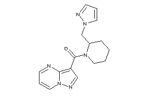 Pyrazolo[1,5-a]pyrimidin-3-yl-[2-(pyrazol-1-ylmethyl)piperidino]methanone