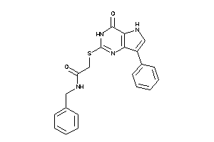 N-benzyl-2-[(4-keto-7-phenyl-3,5-dihydropyrrolo[3,2-d]pyrimidin-2-yl)thio]acetamide