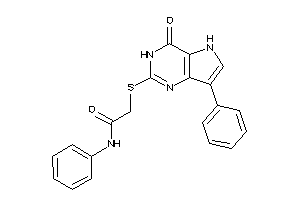 2-[(4-keto-7-phenyl-3,5-dihydropyrrolo[3,2-d]pyrimidin-2-yl)thio]-N-phenyl-acetamide