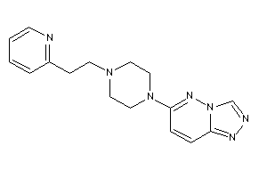 6-[4-[2-(2-pyridyl)ethyl]piperazino]-[1,2,4]triazolo[3,4-f]pyridazine