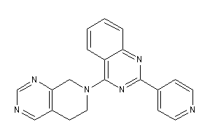 7-[2-(4-pyridyl)quinazolin-4-yl]-6,8-dihydro-5H-pyrido[3,4-d]pyrimidine