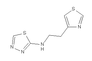 1,3,4-thiadiazol-2-yl(2-thiazol-4-ylethyl)amine