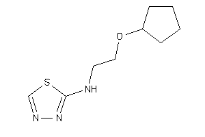 2-(cyclopentoxy)ethyl-(1,3,4-thiadiazol-2-yl)amine