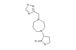 3-[4-(1,2,4-oxadiazol-3-ylmethyl)-1,4-diazepan-1-yl]tetrahydrofuran-2-one